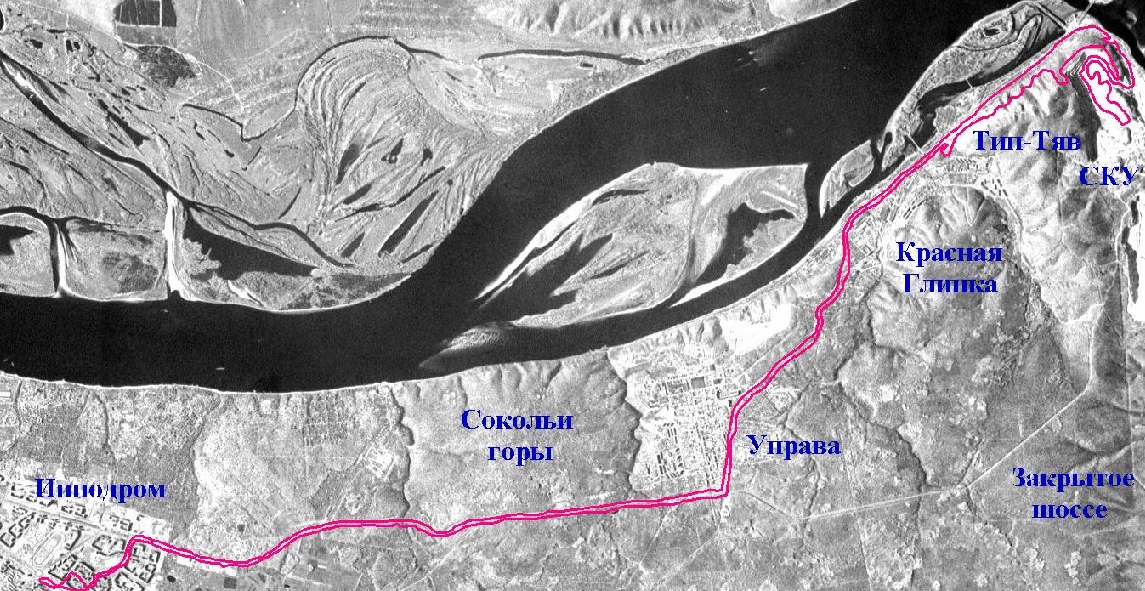 Карта, схема штолен горы Поповой, Ширяевская — 1 или СХТ — 6, улучшенная версия